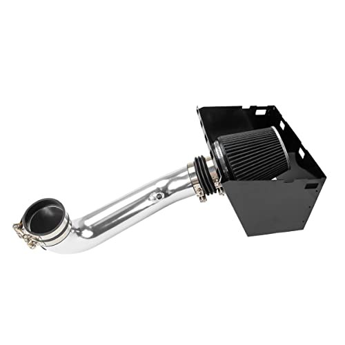 Air Intake Kit, 3.5″ Cold Air Intake System Kits + Heat Shield 62cm*32cm*23cm
