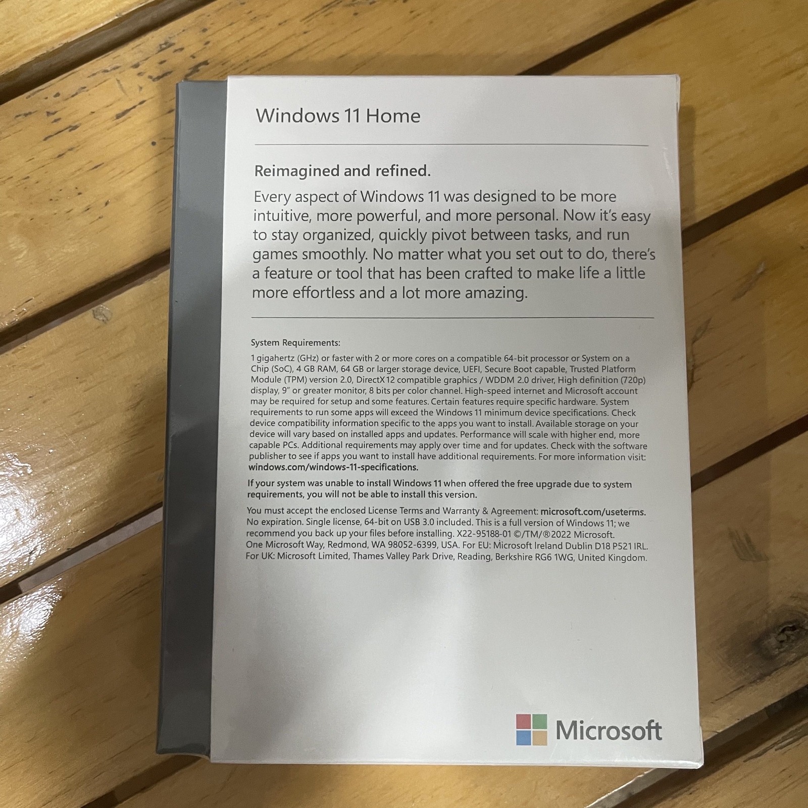 New Microsoft Windows 11 Home 64bit English USB Flash Drive In Sealed Box