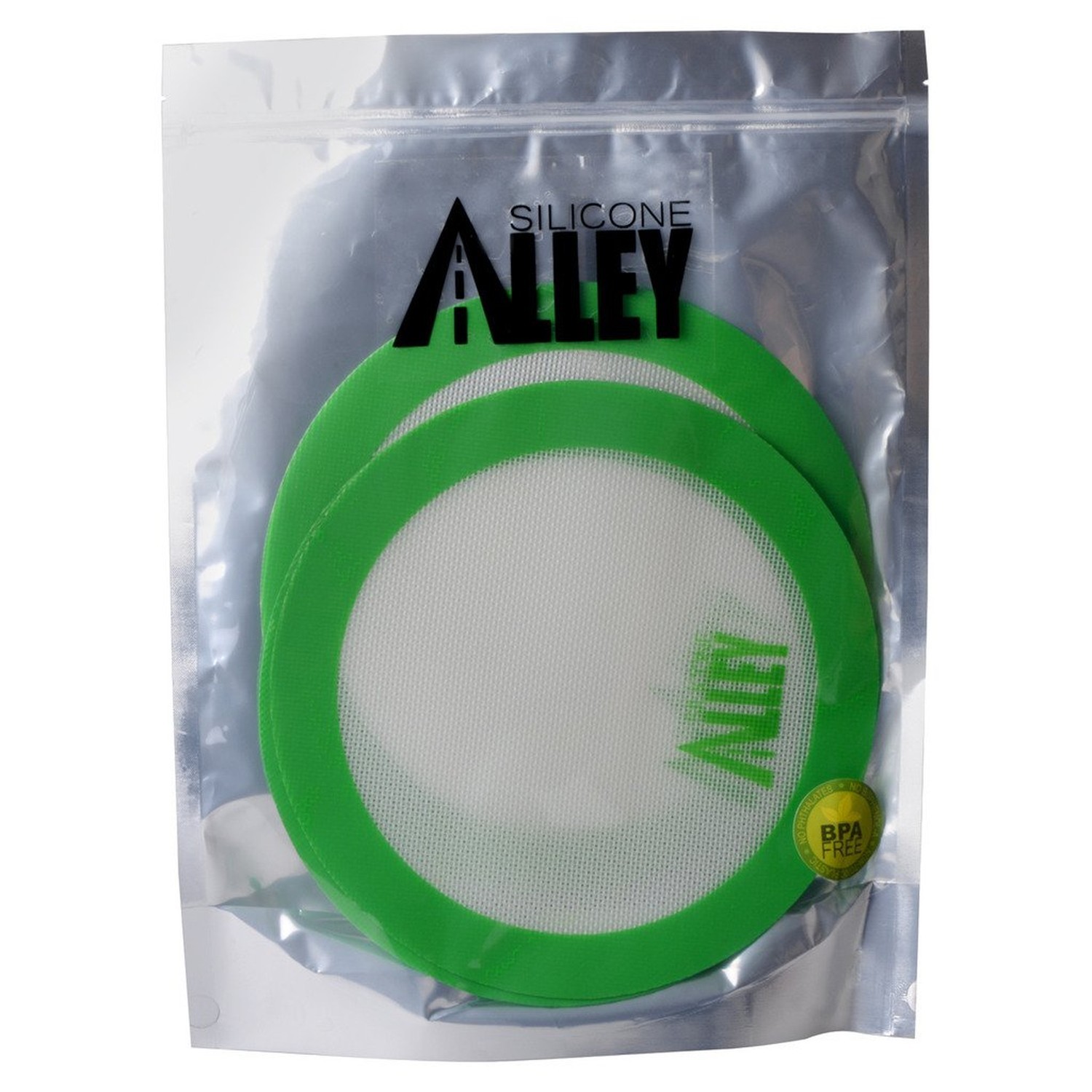 3 Non-stick Mat Pad/Silicone Rolling Baking Pastry Mat Large Round 9.5″ Green