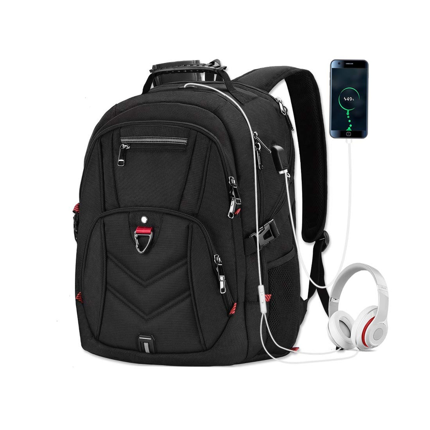 NEWHEY Laptop Backpack 17 Inch Business Travel Backpacks for Men Women Extra …