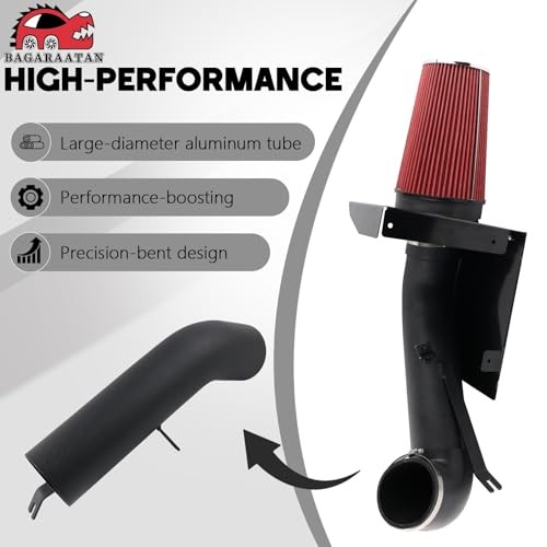 4″ Cold Air Intake System with Heat Shield for 1999-2006 Chevy/GMC V8 4.8L 5.3L