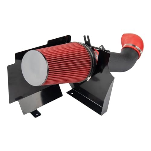 Cold Air Intake Kit with Filter Heat Shield for 99-06 GMC/Chevy V8 Red