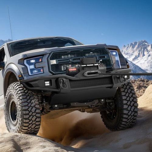 Electric Winch, 13500 lbs Load Capacity, 12V DC Truck Winch with ?&brvbar;3/8 in