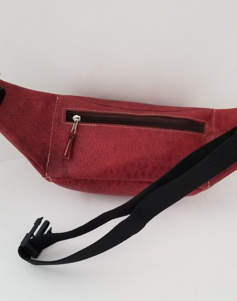 Travel Body Bag, Waist Crossbody Bag, Belt Bag, Leather, Men Women
