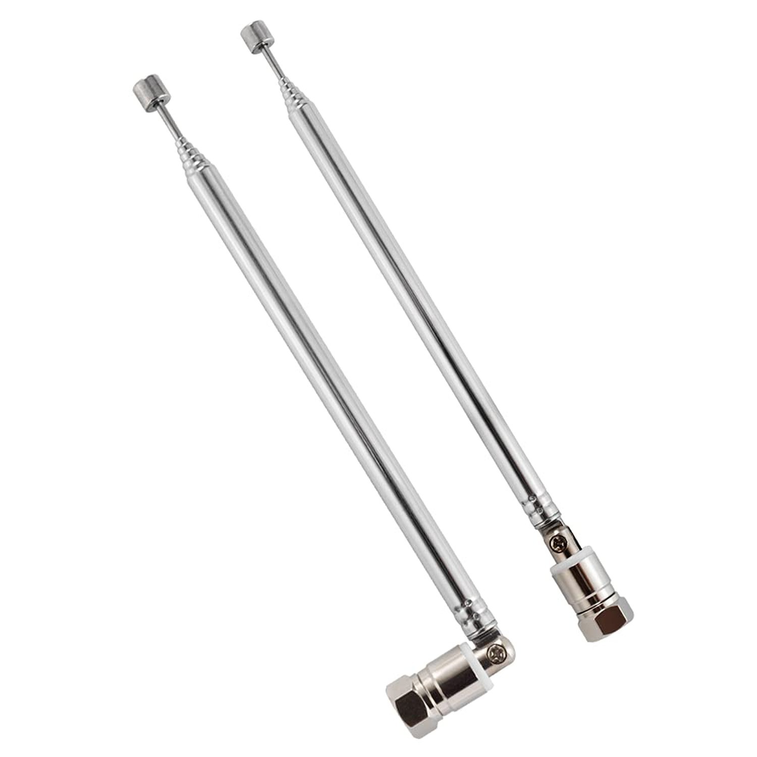 FM Telescopic Radio Antenna Kit 75 Ohm F Type Male Connector,DAB Radio Antenn…