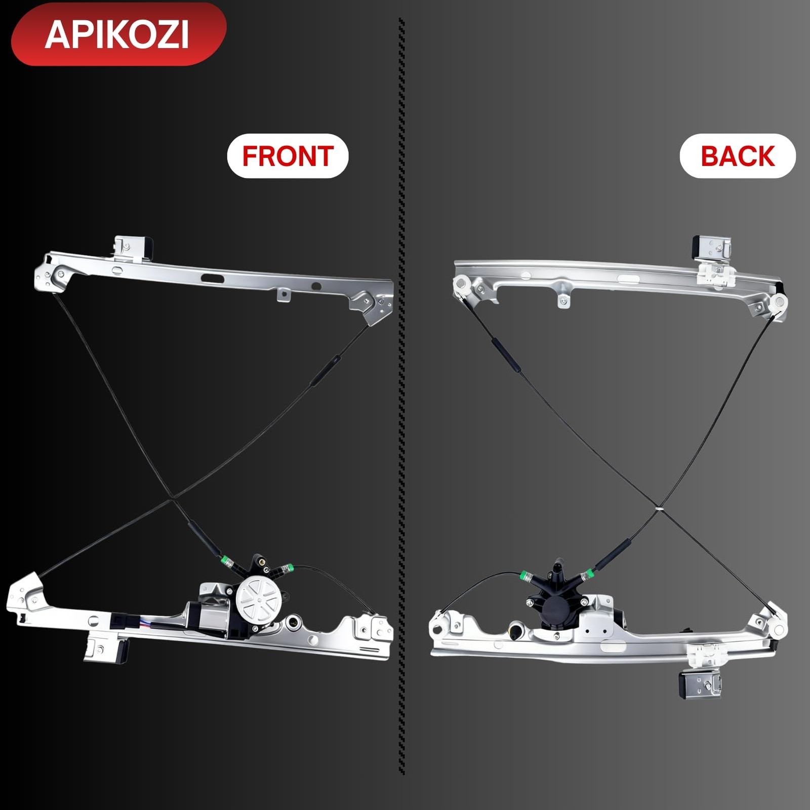 741-644 Front Left Driver Side Power Window Regulator & Motor Assembly fit fo…