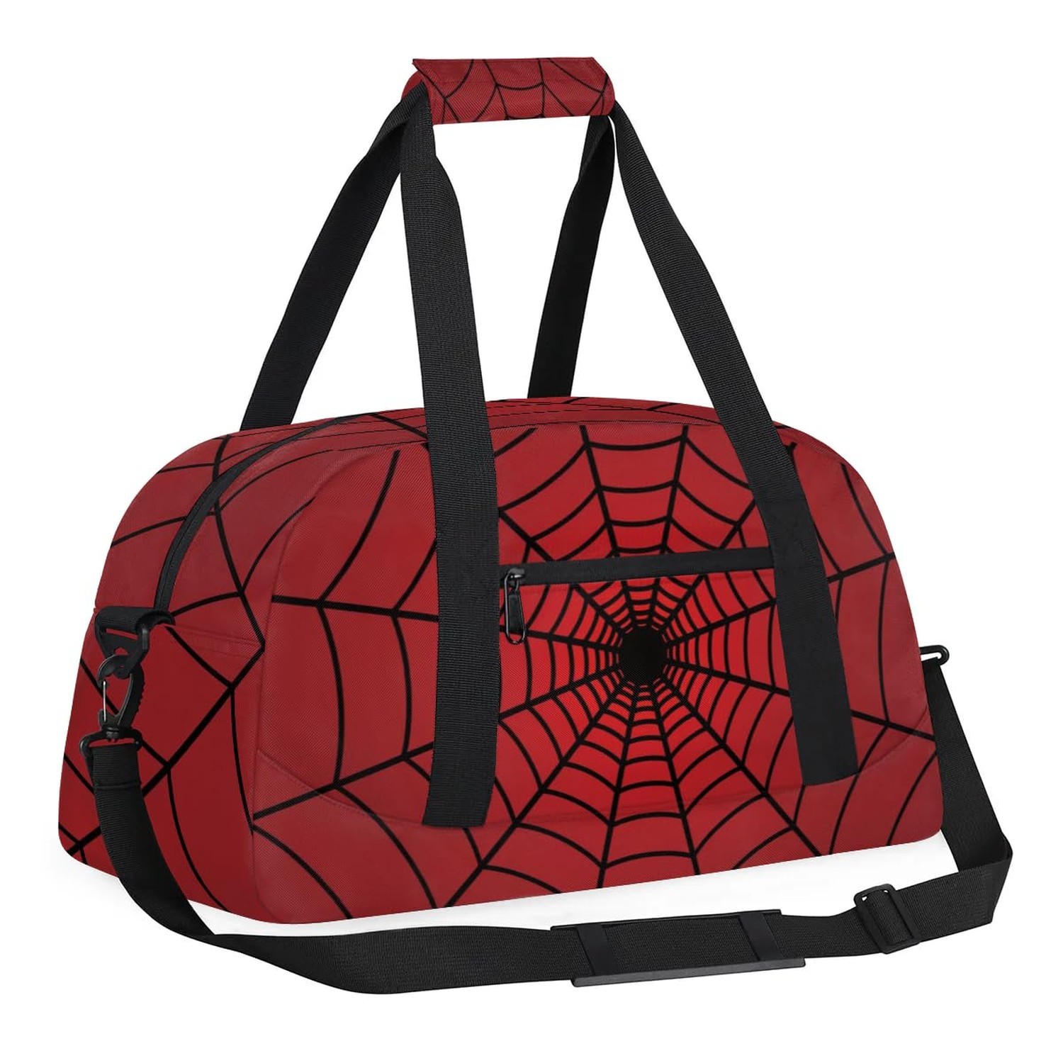 Spiders Web Kids Overnight Duffel Bags Travel Sports Gym Bags for Boy Gothic …