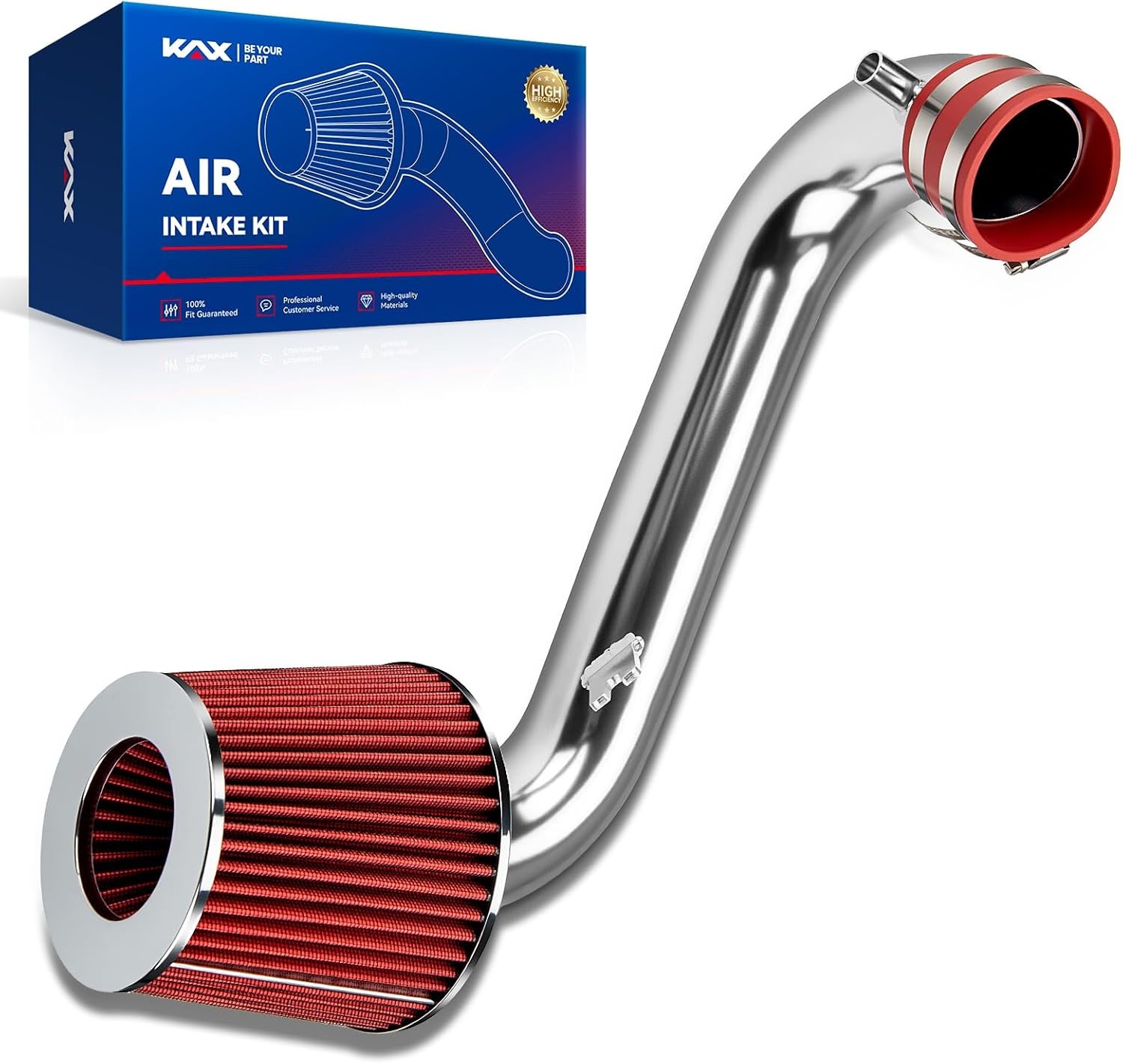 Cold Air Intake Kit for 2001-2005 CIVIC DX/LX/EX/GX/VP 1.7L L4, Upgraded Air