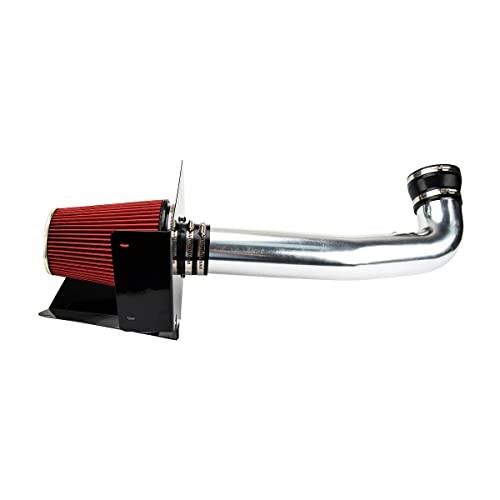 Air Intake Kit, Cold Air Intake System Kits + Filter Aluminum Compatible with
