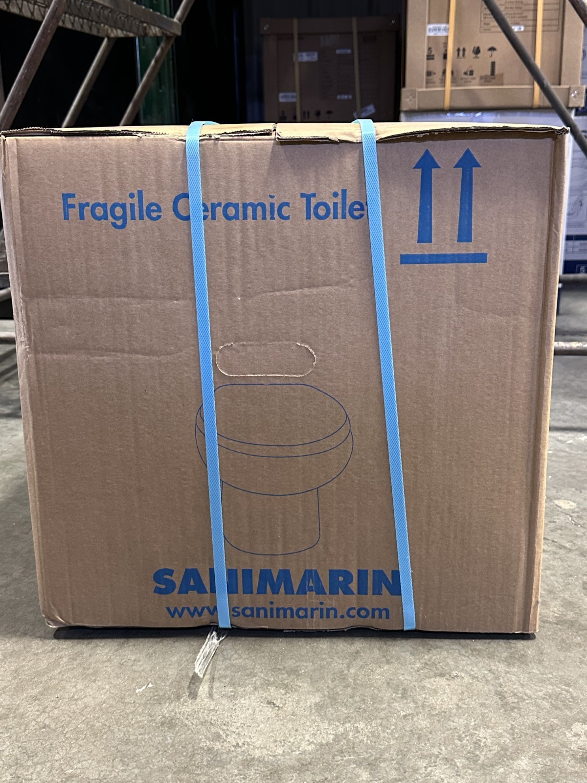 Sanimarin 31 Electric Marine Toilet – Compact, Low Profile, 12V System (WH)