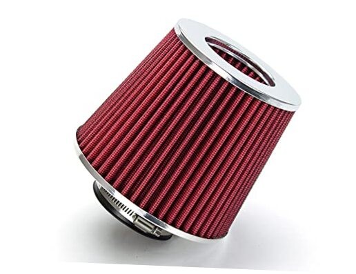 RED 89 mm Inlet Cold Air INTAKE Cone Replacement Performance Washable 3.5″