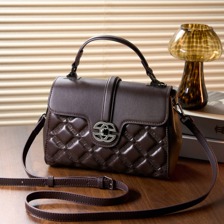 Bag Women’s New Commuter Leather Women’s Bag Large Capacity Mom Bag