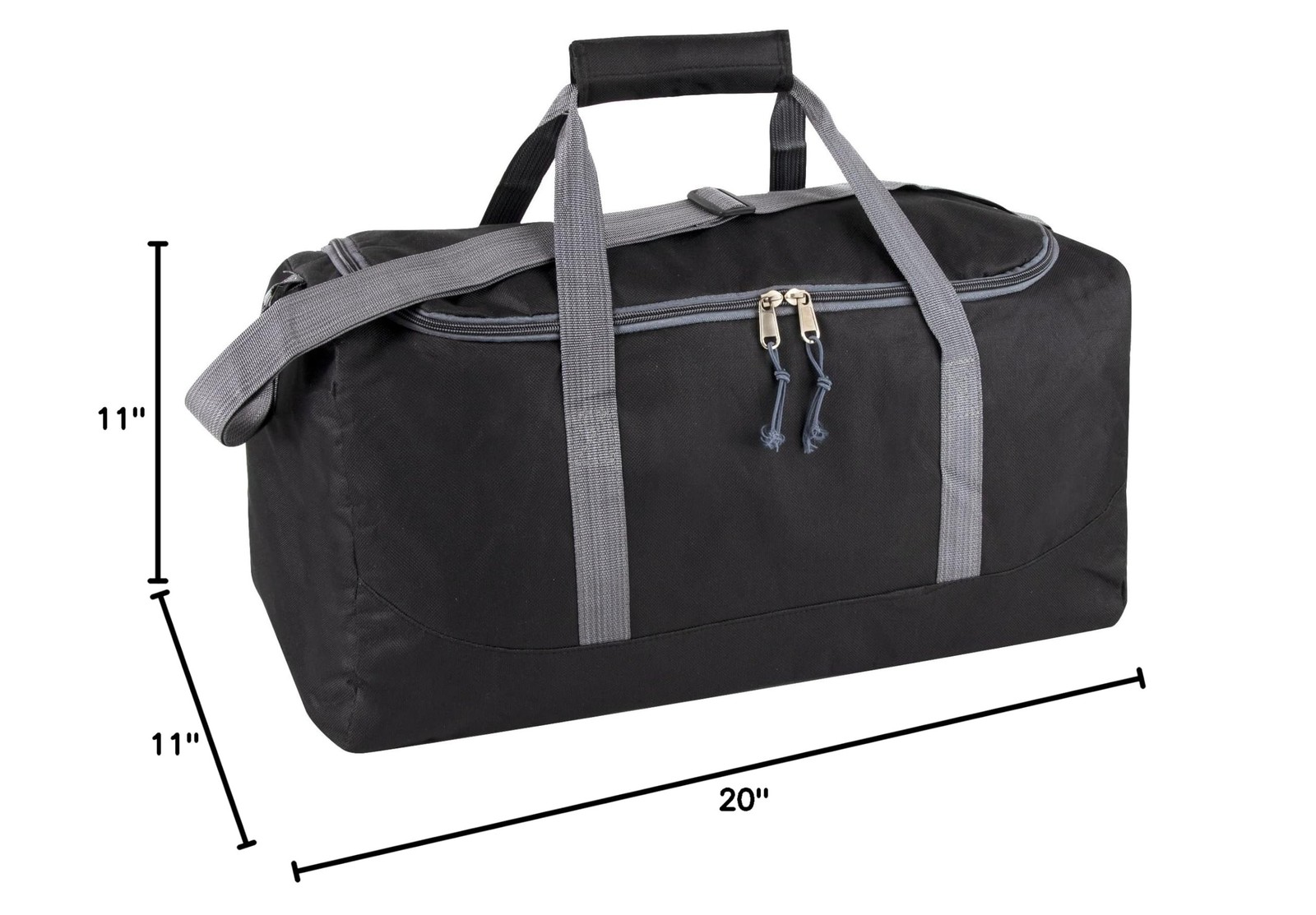 20 Inch, 40 Liter Duffel Bag for Men, Women Travel Weekender Overnight Carry-…