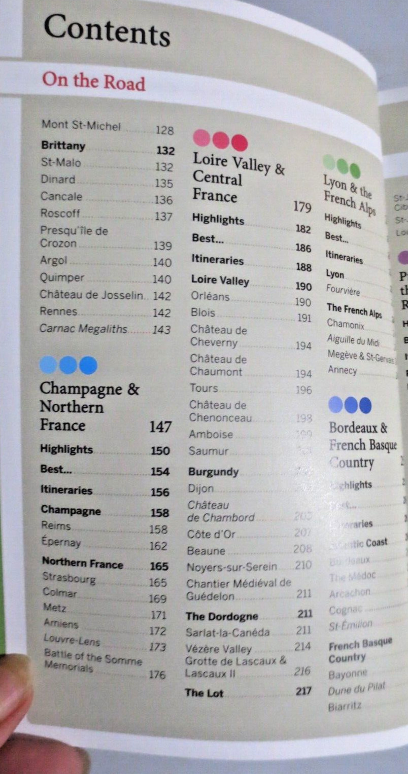 LONEY PLANET DISCOVER FRANCE 3RD EDITION PAPERBACK 413 PGS 5X 8 INCHES 2013