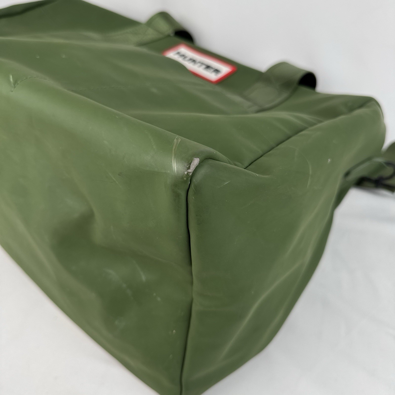 Hunter X Target Large Green Weekender Duffle Bag 20x14x10” Pockets PVC