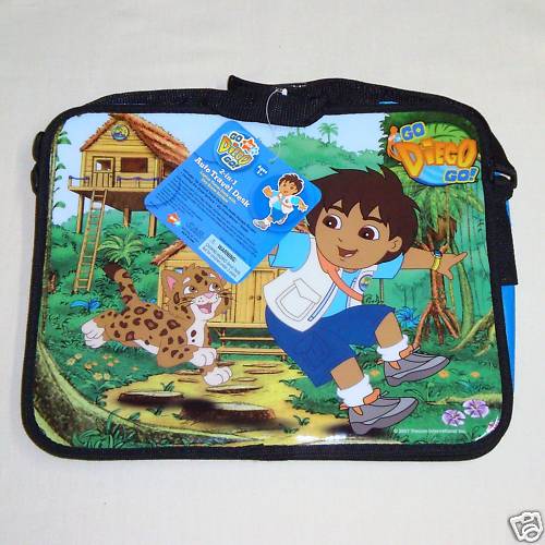 Children’s – Go, Diego Go! – Dry-Erase Travel Desk – Road Trips – NEW