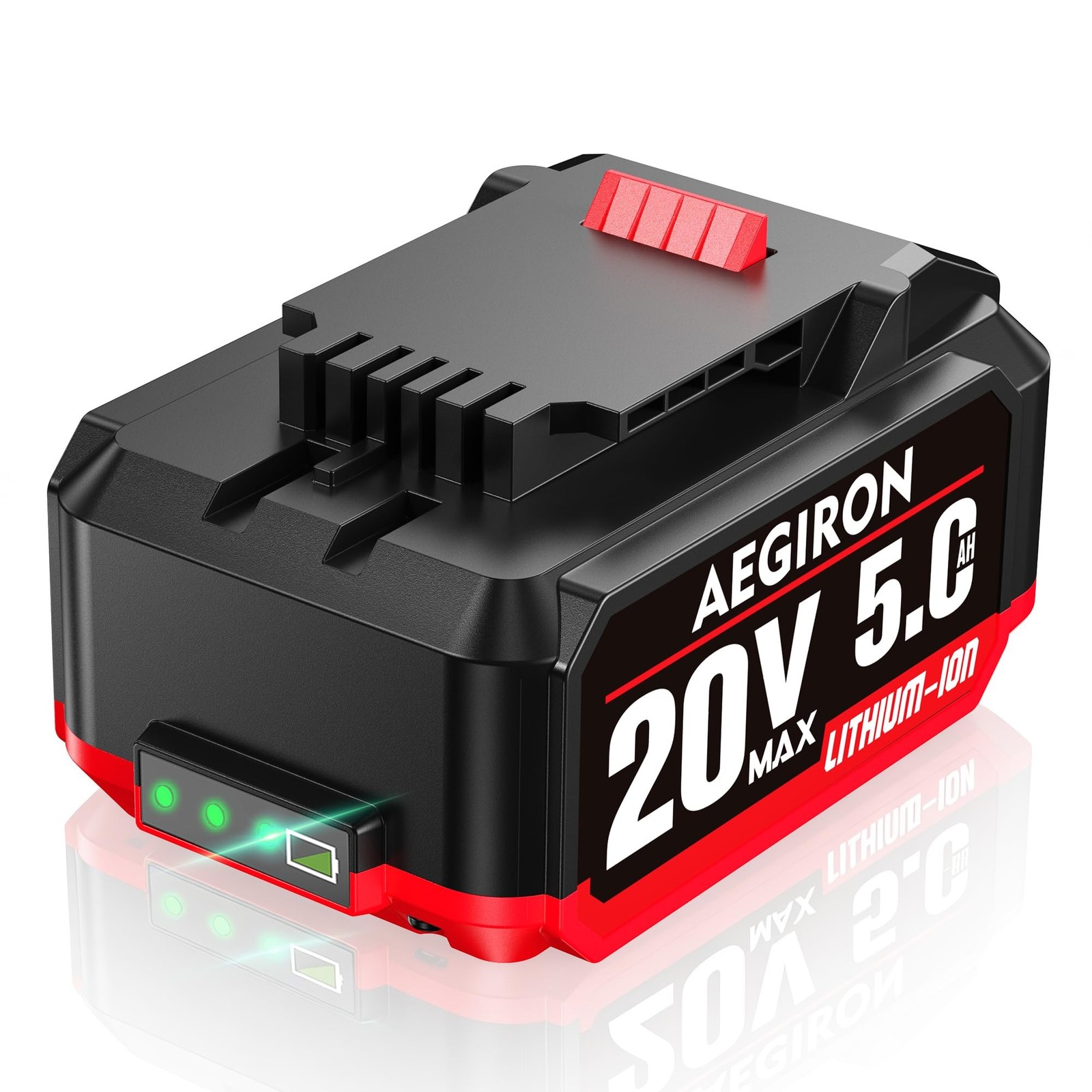 Upgraded 20V 5.0Ah High Capacity Battery, Replacement for Bauer 20V Lithium-I…