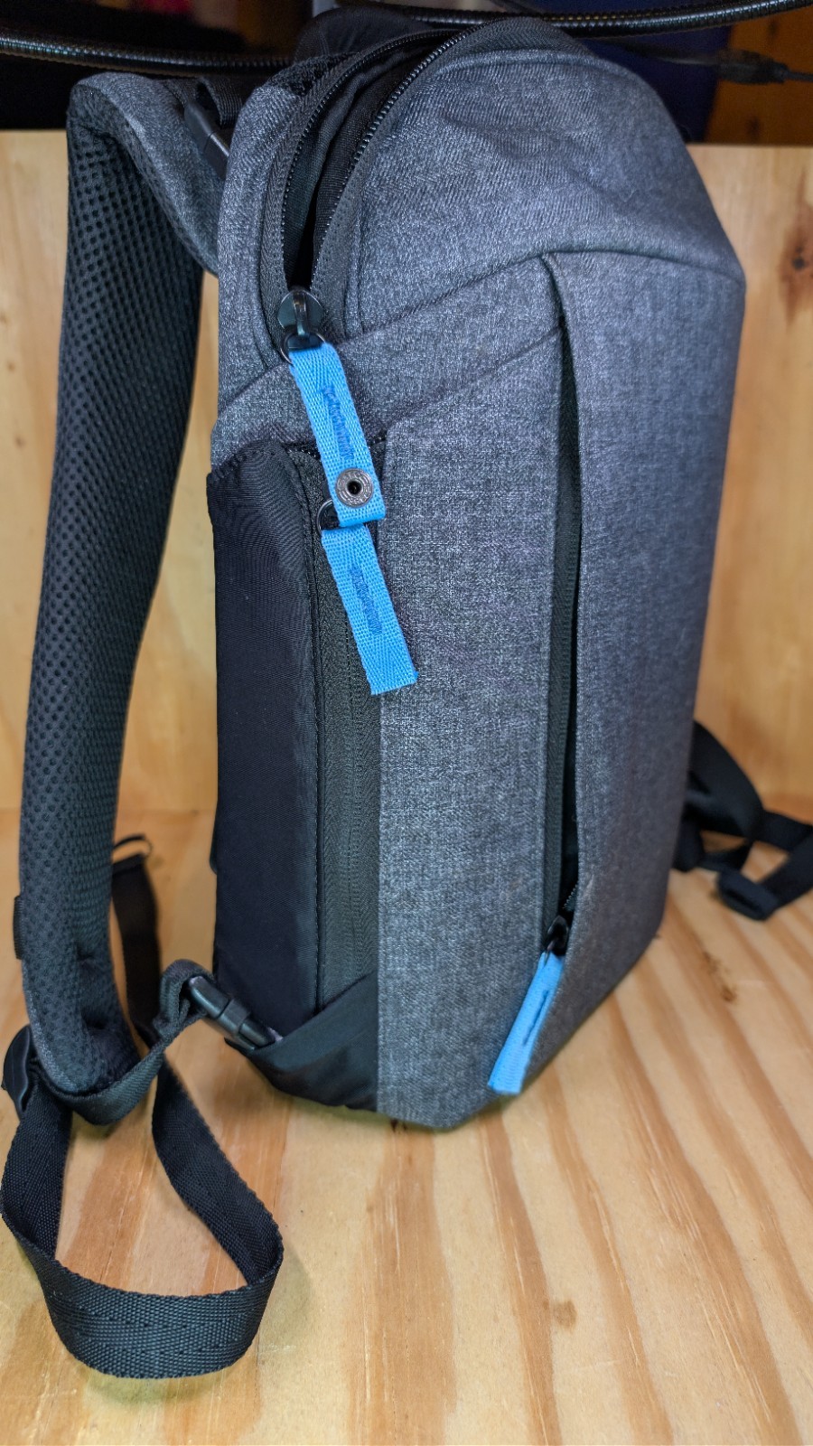 Medical Device Backpack Hard shell case Gray- Pockets, HD Padded Straps