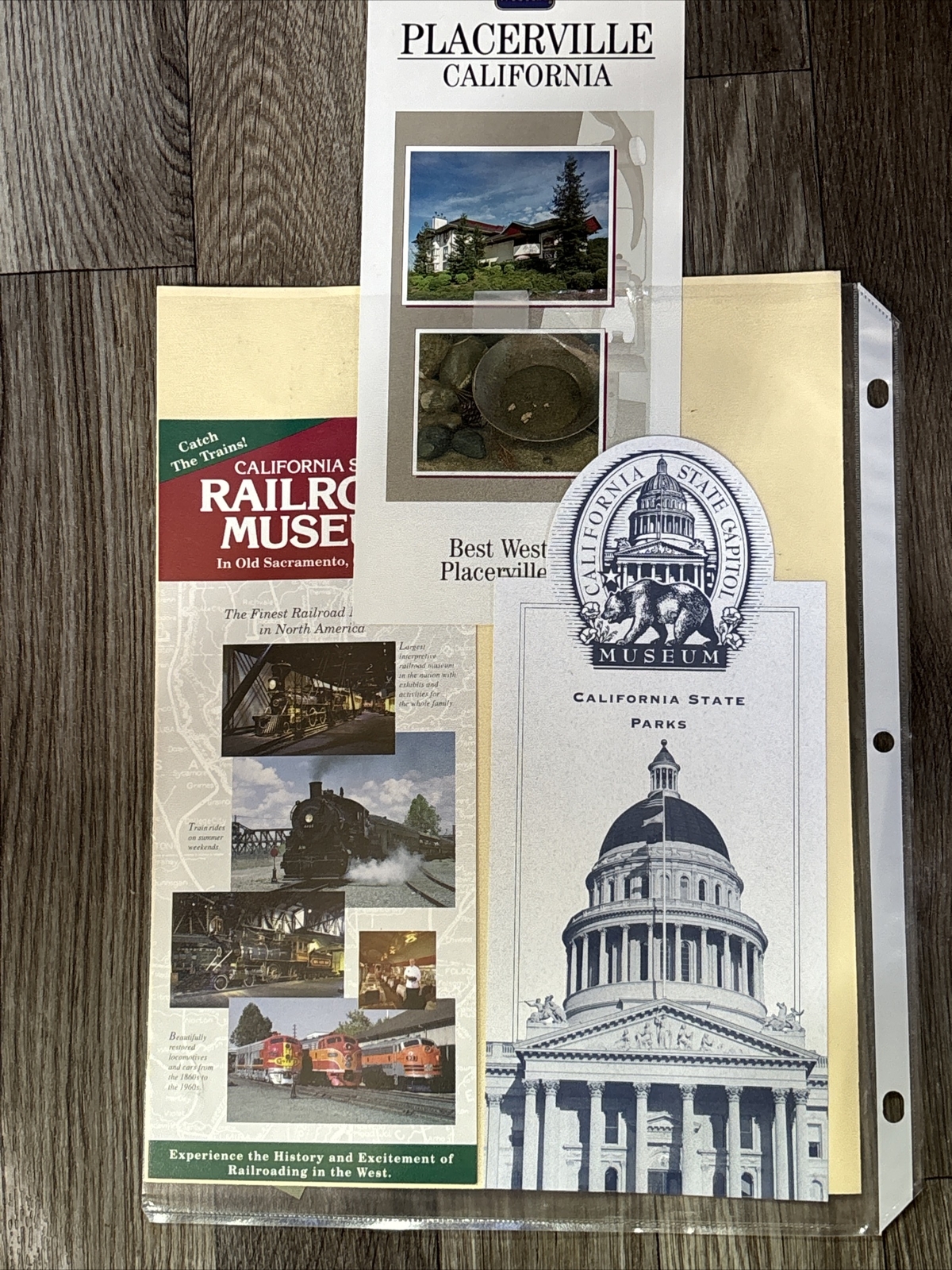 Vintage Folsom California Brochures/Pamphlets/Ephemera