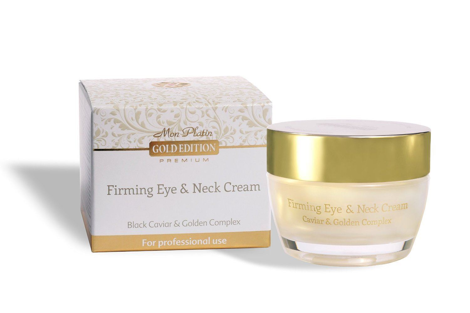 Mon Platin Dead Sea Gold Edition Anti Wrinkle Eye & Neck Cream Black Caviar 50ML