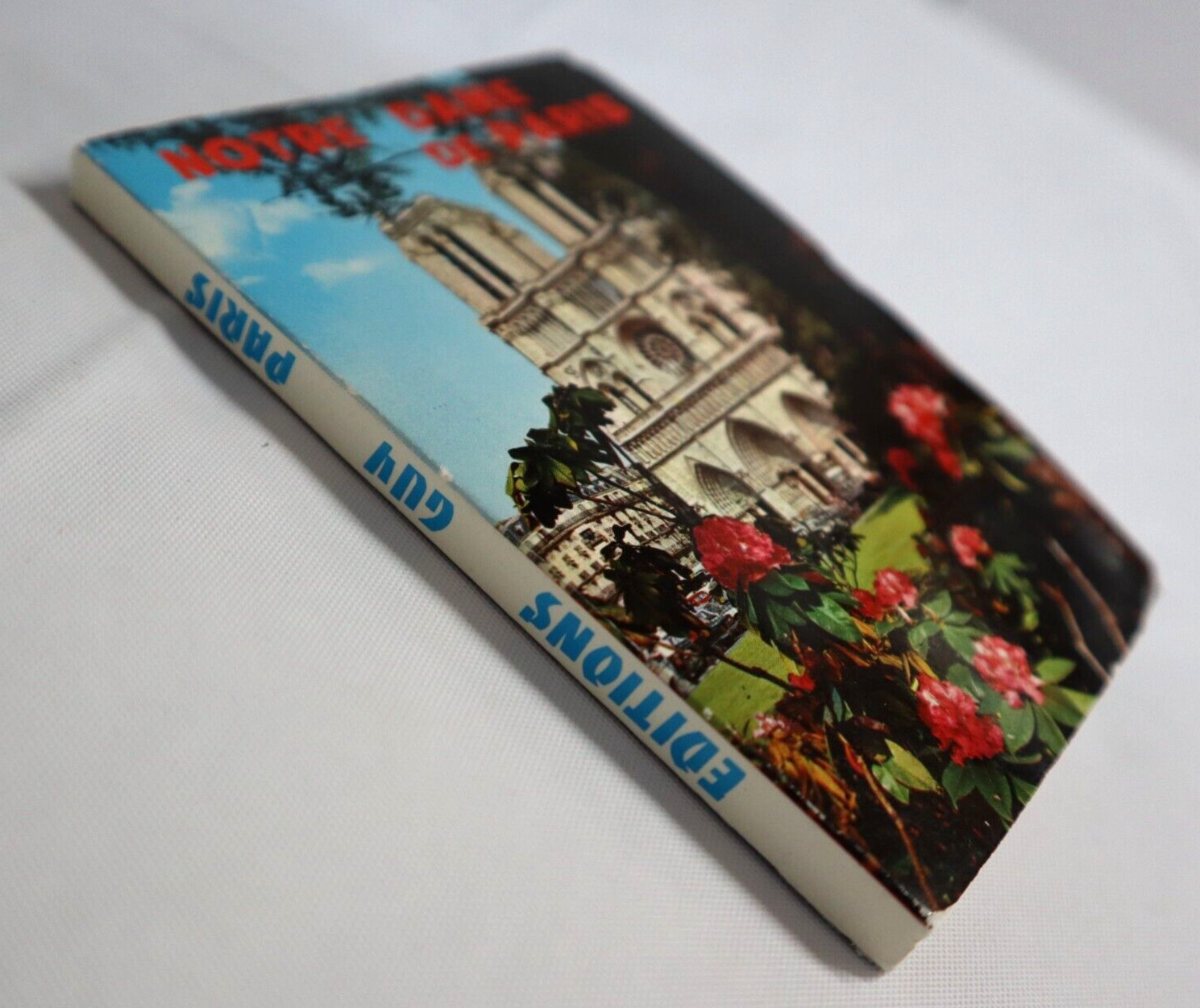 Photochrome Editions Guy Paris France Notre Dame Folder Mini Souvenir Vtg 1960s