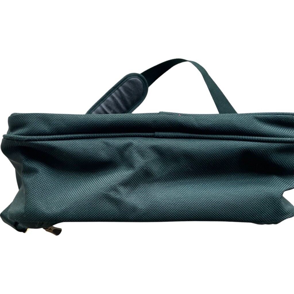 RICARDO BEVERLY HILLS Santa Cruz” green Travel Bag w/ Gold & Bronze accents