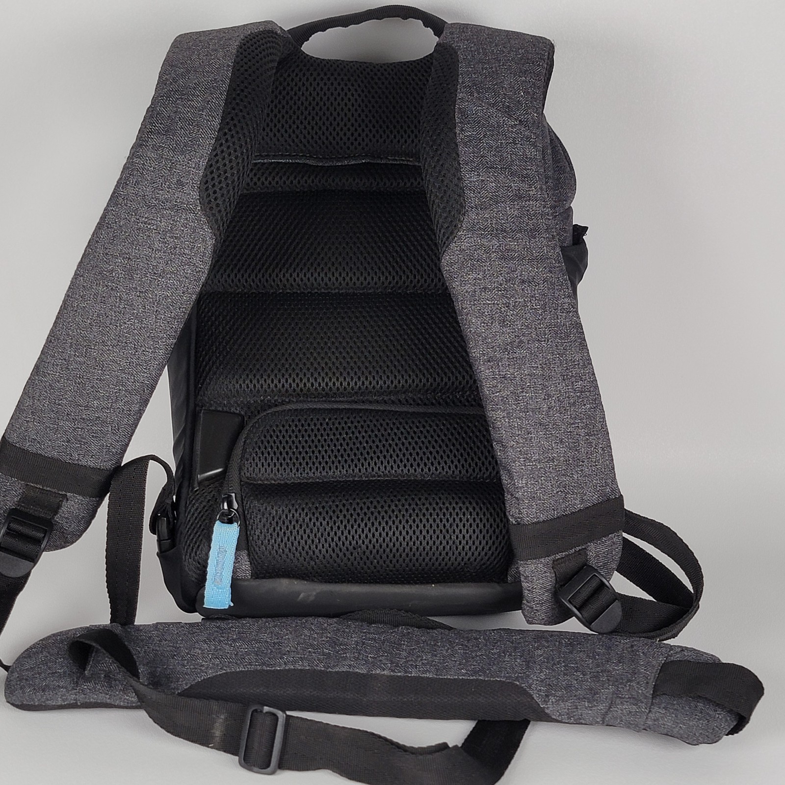 Medical Device Backpack Hard shell case Gray- Pockets, HD Padded Straps