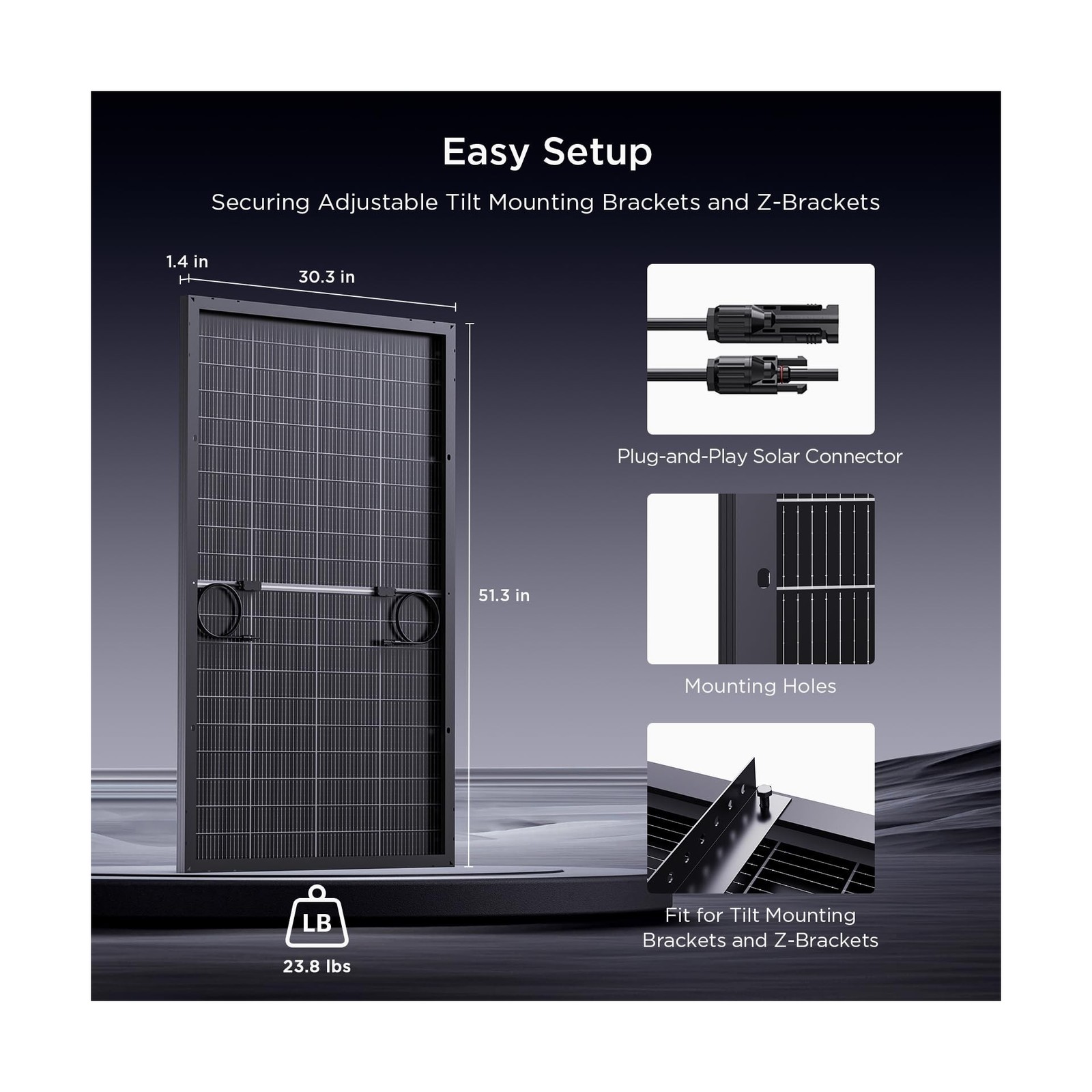 N-Type 16BB 400W Bifacial Solar Panel, 2Pcs 200 Watt Solar Panel 12V, 25% Hig…