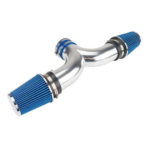Cold Air Intake Kit with Filter Heat Shield for 2002-2007 R-a-m 1500 (Blue)
