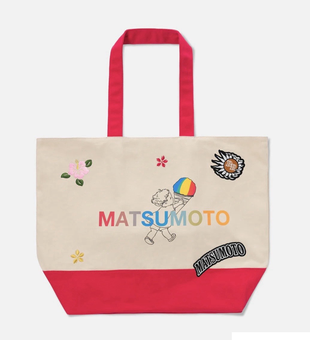 Ryoko Rain x Matsumoto Shave Ice limited edition canvas tote bag NEW