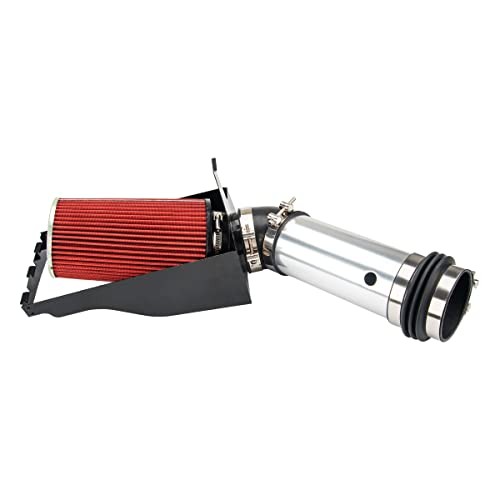 4″ Cold Air Intake System Kits w/Filter Aluminum 1999-2003 Ford F250/F350 Red