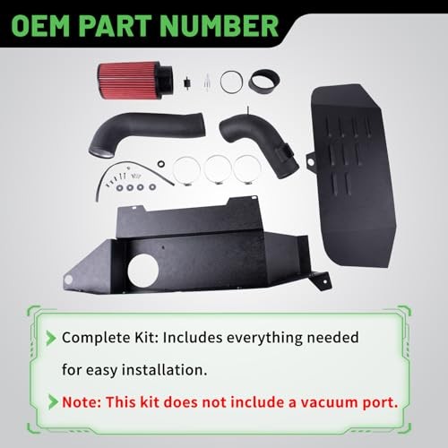 Cold Air Intake Kit with Filter & Heat Shield, Compatible with 2012-2016 BMW