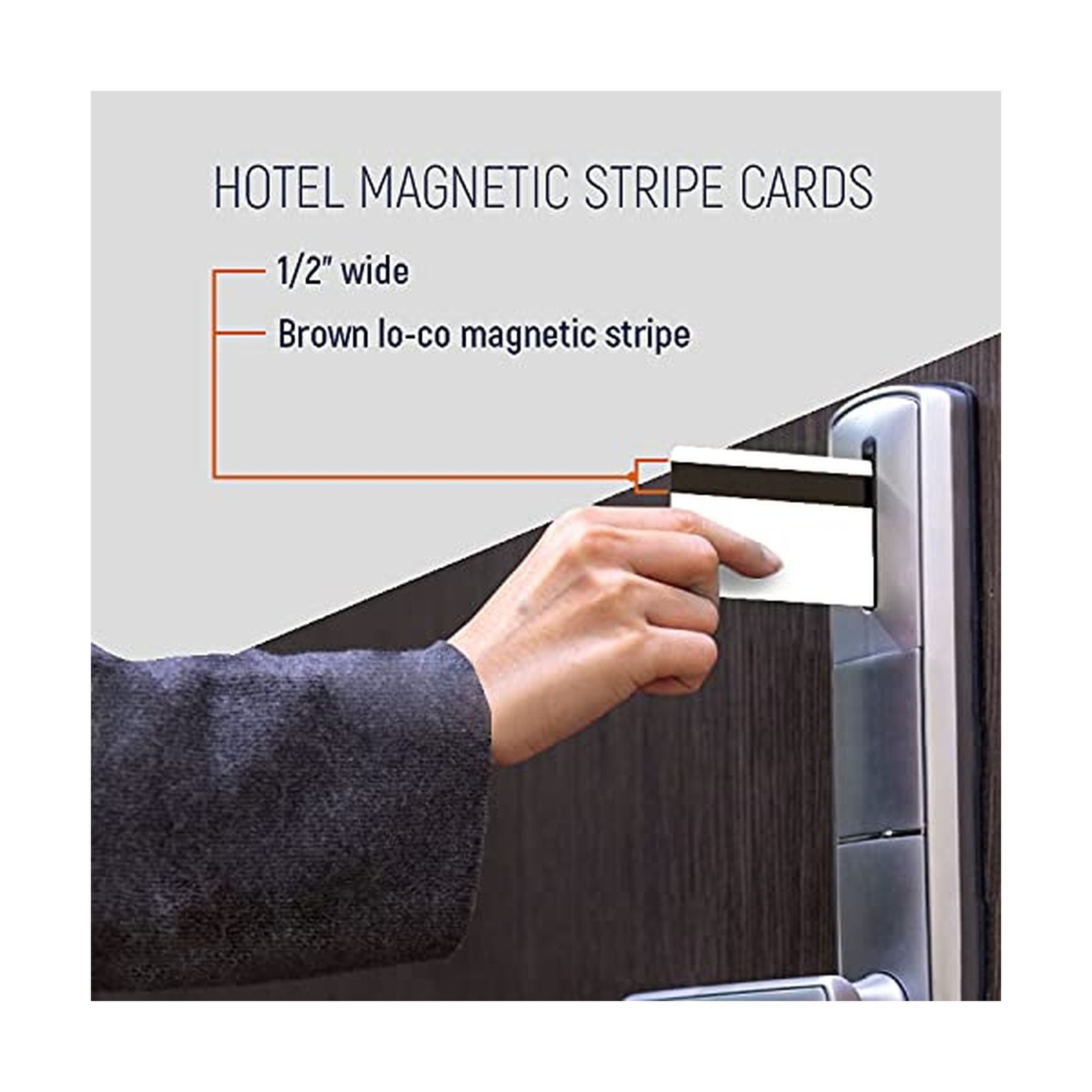 Hotel & Motel Magnetic Stripe Key Cards (1000) 1000