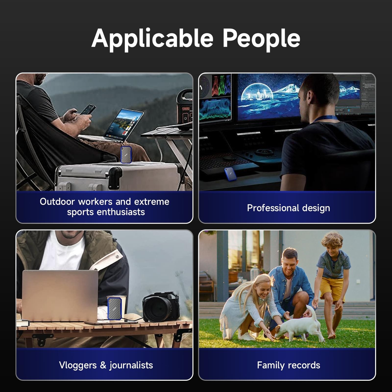 fanxiang Portable External SSD 1TB External Hard Drive, Up to 2000MB/s USB 3….