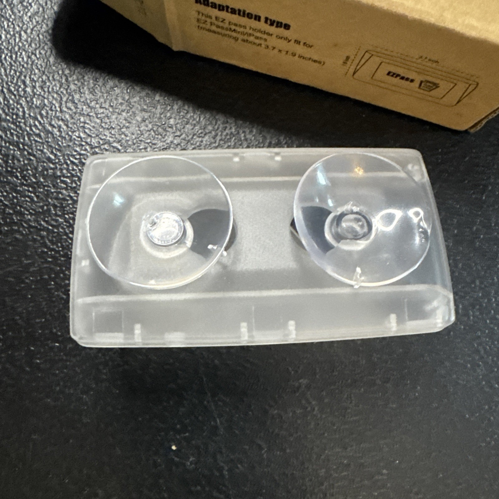 EZ Pass Holder for Windshield w/ Strong Suction Cups. New Open Box