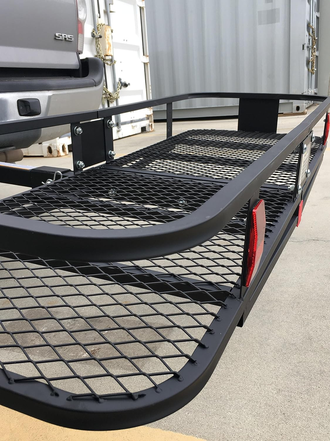 70103 500 Lb. Capacity Steel Hitch Mount Folding Cargo Carrier Mesh Basket Fits