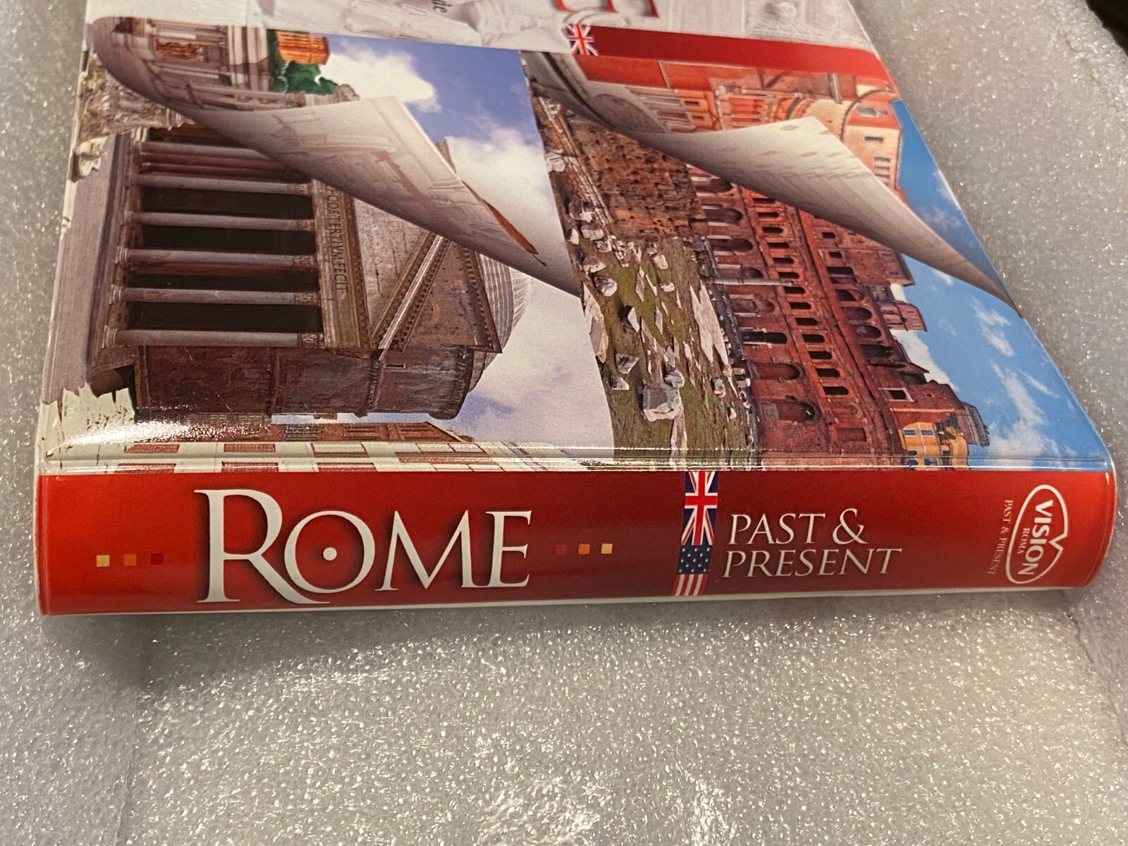2008 Rome Past & Present Book (R.A. Staccioli) Waterproof Cover Pre-Owned BKSHDS