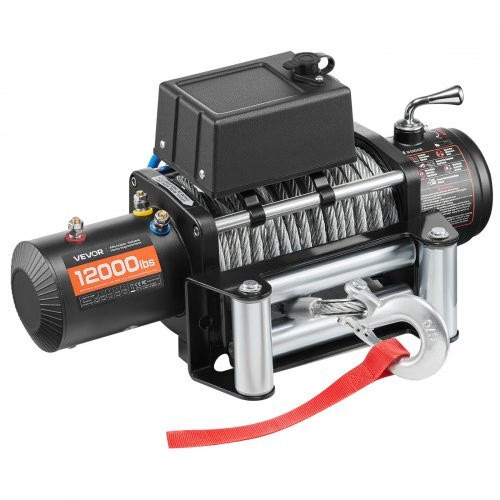 Electric Winch, 12000 lbs Load Capacity, 12V DC Truck Winch with ?&brvbar;7/20 i
