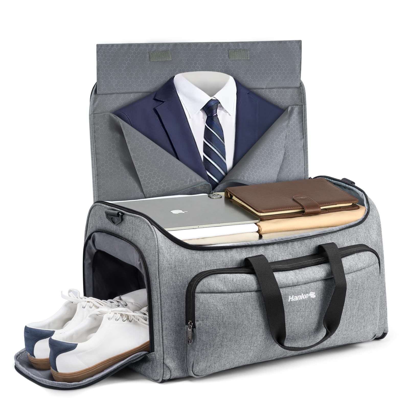 Hanke Carry on Garment Bags for Travel,Convertible Duffle Bag Luggage Bag Wee…