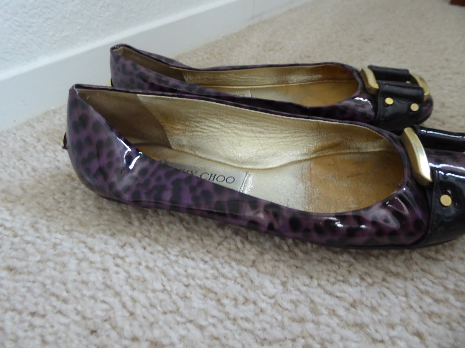 Jimmy Choo London Patent Leather Ballet Flats Size 36