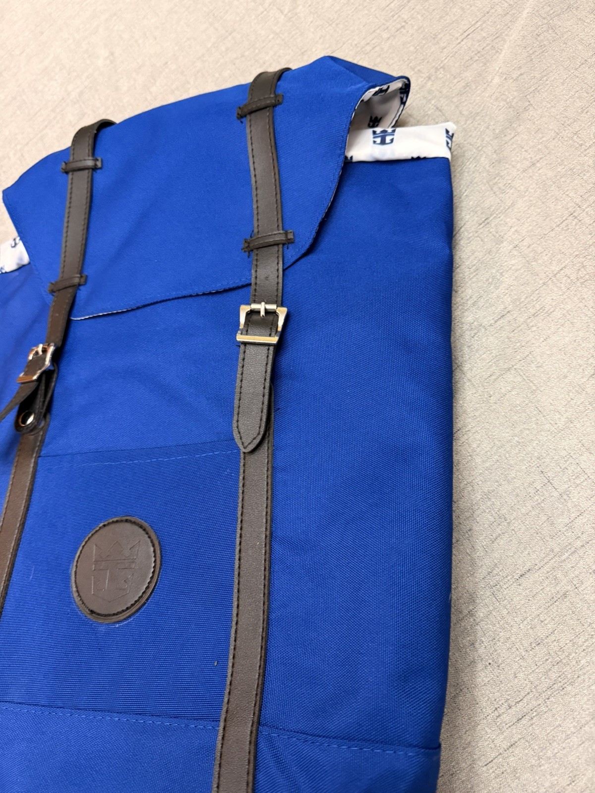 Royal Caribbean Royal Blue Large Backpack With Computer Compartment