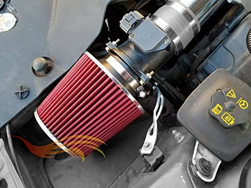 RED 89 mm Inlet Cold Air INTAKE Cone Replacement Performance Washable 3.5″