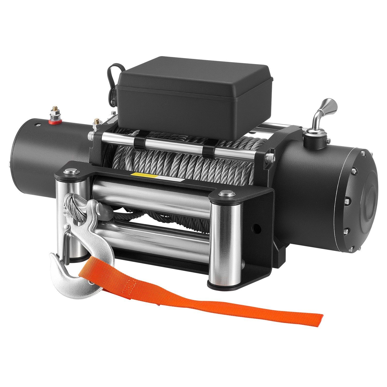 12V 12000lb Electric Winch 0.36in x 80ft Rope IP55 Wireless Control