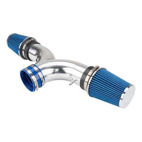 Cold Air Intake Kit with Filter Heat Shield for 2002-2007 R-a-m 1500 (Blue)