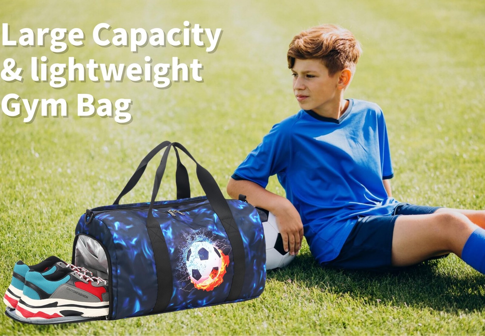 Kids Duffle Bag Boys Girls Overnight Travel Sport Gym Bag Weekender Carry On …