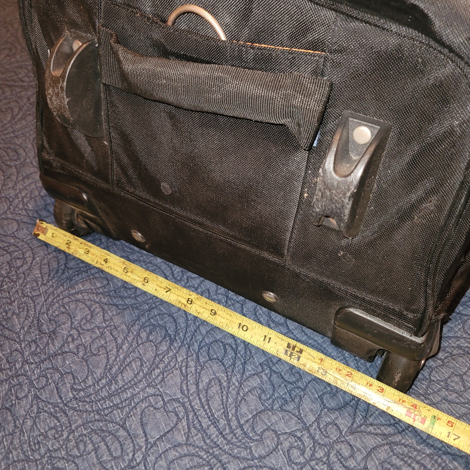 Sigg Large Rolling suitcase duffel shoulder strap LUGGAGE bag Travel 2 Piece