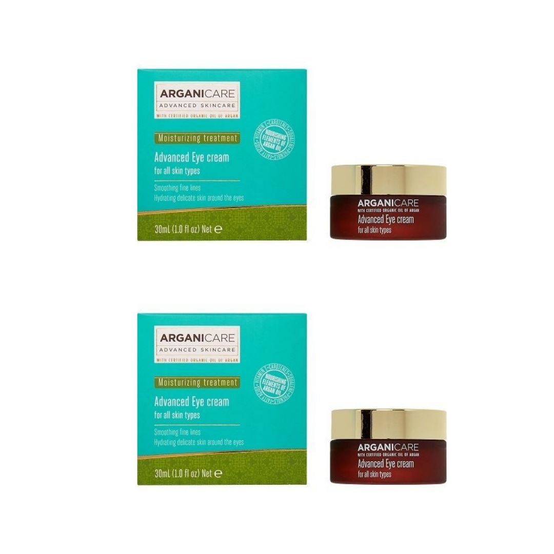 x2 Arganicare Advanced skincare Eye cream For all Skin Types 30ml
