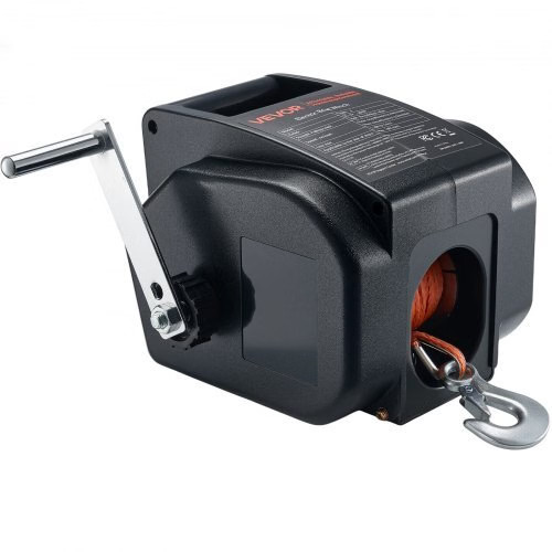 Electric Boat Winch, 12V DC 300W, Reversible Electric Trailer Winch for Boats U