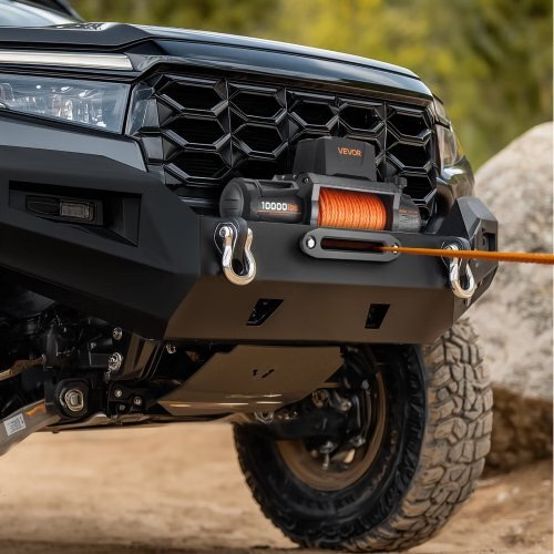 Electric Winch, 10000 lbs Load Capacity, 12V DC Truck Winch with ?&brvbar;7/20 i