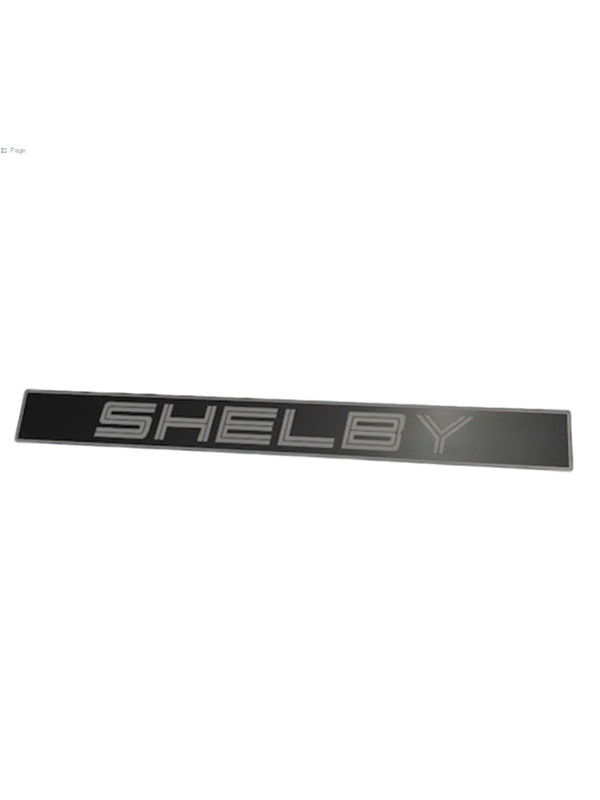2026 Ford Mustang SHELBY Sill Plate Insert Set – *Will Fit Other Year Models